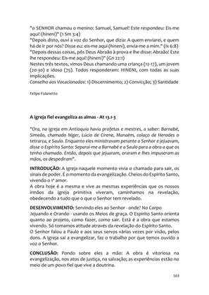 Sermões Missionários - Centenas de esboços de sermões sobre Evangelização e Missões — page 163