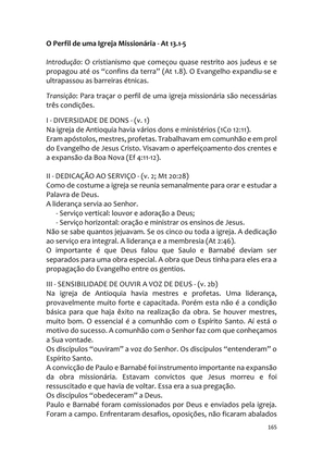 Sermões Missionários - Centenas de esboços de sermões sobre Evangelização e Missões — page 165