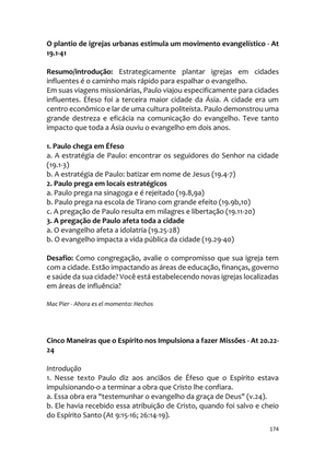 Sermões Missionários - Centenas de esboços de sermões sobre Evangelização e Missões — page 174
