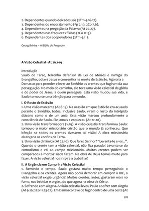 Sermões Missionários - Centenas de esboços de sermões sobre Evangelização e Missões — page 178