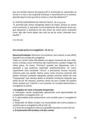 Sermões Missionários - Centenas de esboços de sermões sobre Evangelização e Missões — page 180