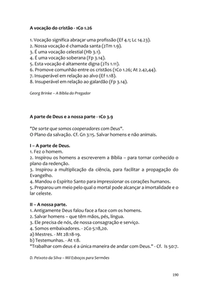 Sermões Missionários - Centenas de esboços de sermões sobre Evangelização e Missões — page 190