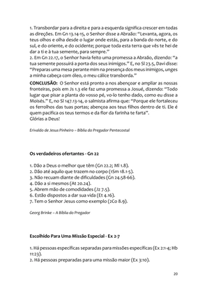 Sermões Missionários - Centenas de esboços de sermões sobre Evangelização e Missões — page 20