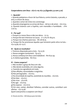 Sermões Missionários - Centenas de esboços de sermões sobre Evangelização e Missões — page 199