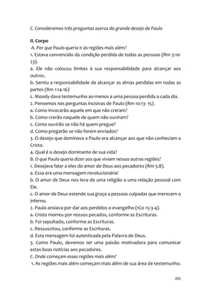 Sermões Missionários - Centenas de esboços de sermões sobre Evangelização e Missões — page 201