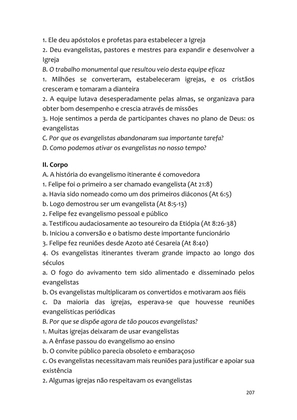 Sermões Missionários - Centenas de esboços de sermões sobre Evangelização e Missões — page 207