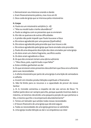 Sermões Missionários - Centenas de esboços de sermões sobre Evangelização e Missões — page 215