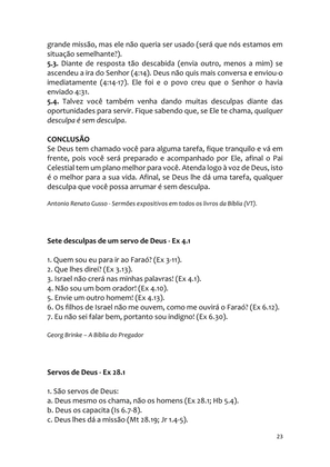 Sermões Missionários - Centenas de esboços de sermões sobre Evangelização e Missões — page 23