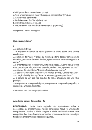Sermões Missionários - Centenas de esboços de sermões sobre Evangelização e Missões — page 24