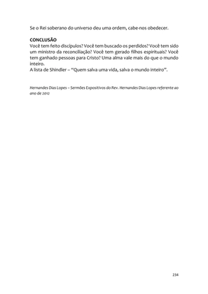 Sermões Missionários - Centenas de esboços de sermões sobre Evangelização e Missões — page 234
