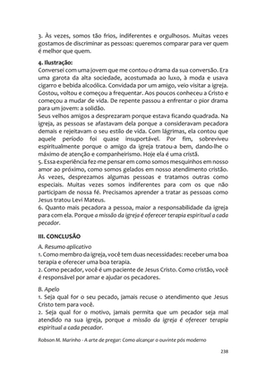 Sermões Missionários - Centenas de esboços de sermões sobre Evangelização e Missões — page 238