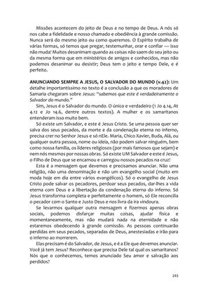 Sermões Missionários - Centenas de esboços de sermões sobre Evangelização e Missões — page 243