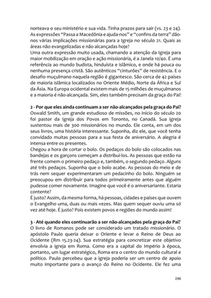 Sermões Missionários - Centenas de esboços de sermões sobre Evangelização e Missões — page 246
