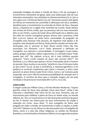 Sermões Missionários - Centenas de esboços de sermões sobre Evangelização e Missões — page 247