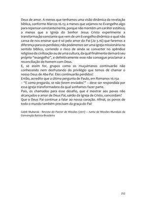 Sermões Missionários - Centenas de esboços de sermões sobre Evangelização e Missões — page 252
