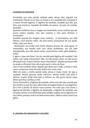 Sermões Missionários - Centenas de esboços de sermões sobre Evangelização e Missões — page 256