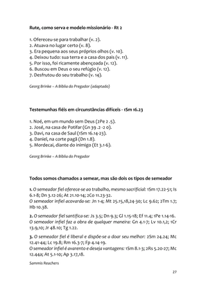 Sermões Missionários - Centenas de esboços de sermões sobre Evangelização e Missões — page 27