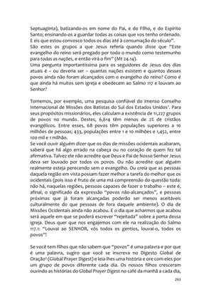 Sermões Missionários - Centenas de esboços de sermões sobre Evangelização e Missões — page 263