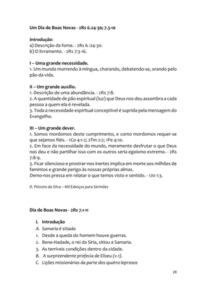 Sermões Missionários - Centenas de esboços de sermões sobre Evangelização e Missões — page 28