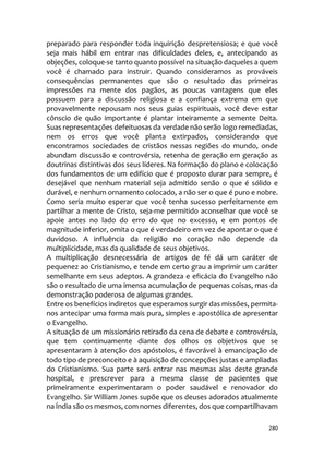 Sermões Missionários - Centenas de esboços de sermões sobre Evangelização e Missões — page 280