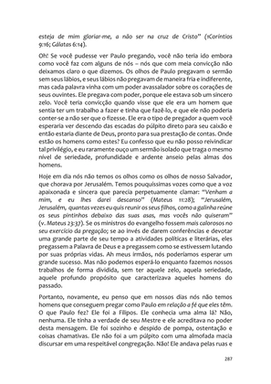 Sermões Missionários - Centenas de esboços de sermões sobre Evangelização e Missões — page 287