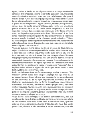 Sermões Missionários - Centenas de esboços de sermões sobre Evangelização e Missões — page 313
