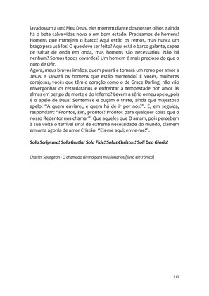 Sermões Missionários - Centenas de esboços de sermões sobre Evangelização e Missões — page 315
