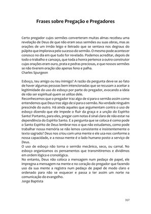 Sermões Missionários - Centenas de esboços de sermões sobre Evangelização e Missões — page 317