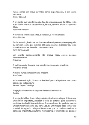 Sermões Missionários - Centenas de esboços de sermões sobre Evangelização e Missões — page 318