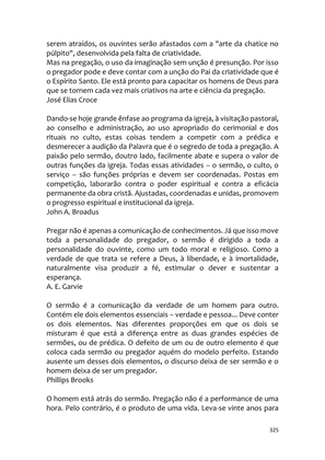 Sermões Missionários - Centenas de esboços de sermões sobre Evangelização e Missões — page 325