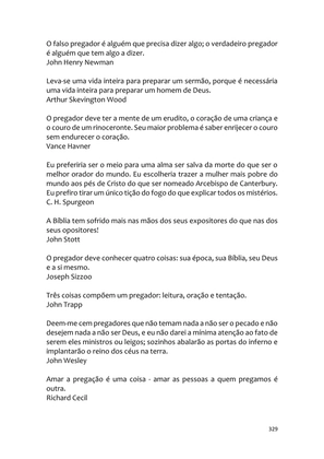 Sermões Missionários - Centenas de esboços de sermões sobre Evangelização e Missões — page 329