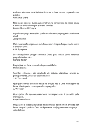 Sermões Missionários - Centenas de esboços de sermões sobre Evangelização e Missões — page 330