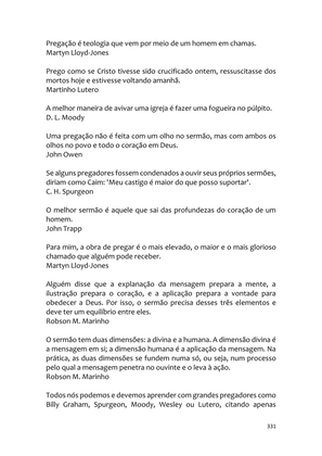 Sermões Missionários - Centenas de esboços de sermões sobre Evangelização e Missões — page 331