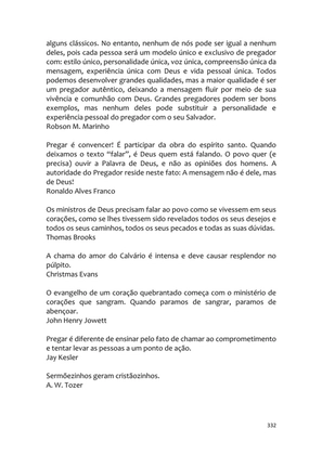 Sermões Missionários - Centenas de esboços de sermões sobre Evangelização e Missões — page 332