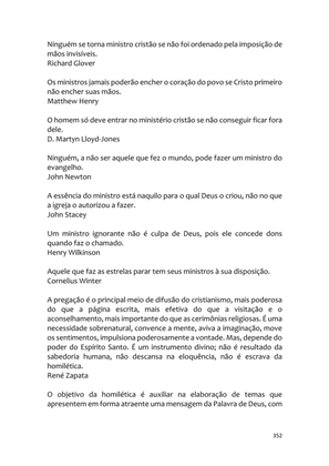 Sermões Missionários - Centenas de esboços de sermões sobre Evangelização e Missões — page 352