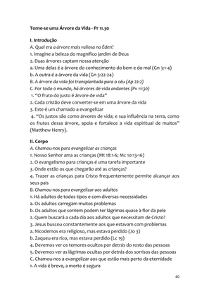 Sermões Missionários - Centenas de esboços de sermões sobre Evangelização e Missões — page 40