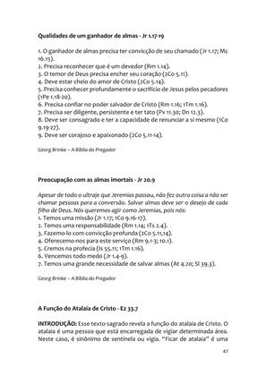 Sermões Missionários - Centenas de esboços de sermões sobre Evangelização e Missões — page 47