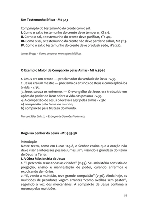 Sermões Missionários - Centenas de esboços de sermões sobre Evangelização e Missões — page 55