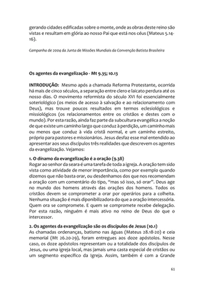 Sermões Missionários - Centenas de esboços de sermões sobre Evangelização e Missões — page 61