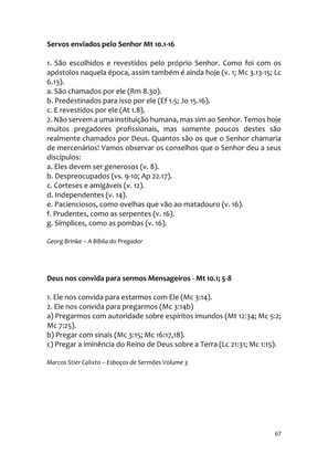 Sermões Missionários - Centenas de esboços de sermões sobre Evangelização e Missões — page 67