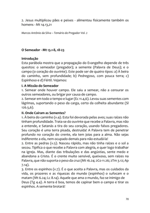 Sermões Missionários - Centenas de esboços de sermões sobre Evangelização e Missões — page 70