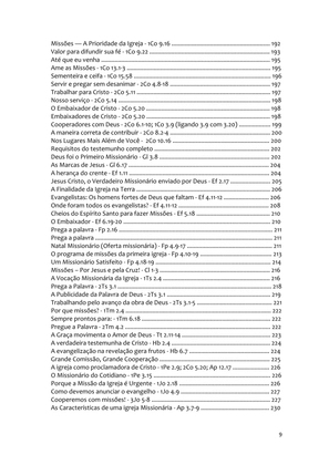 Sermões Missionários - Centenas de esboços de sermões sobre Evangelização e Missões — page 9