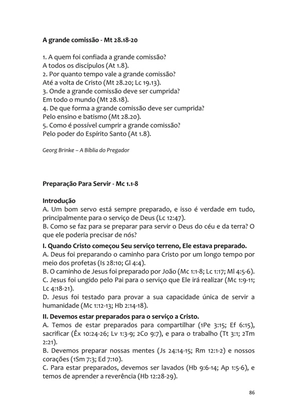 Sermões Missionários - Centenas de esboços de sermões sobre Evangelização e Missões — page 86