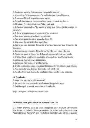 Sermões Missionários - Centenas de esboços de sermões sobre Evangelização e Missões — page 88