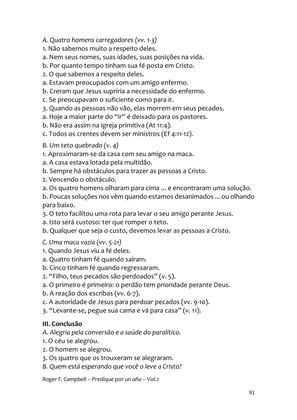 Sermões Missionários - Centenas de esboços de sermões sobre Evangelização e Missões — page 91