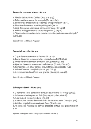 Sermões Missionários - Centenas de esboços de sermões sobre Evangelização e Missões — page 92
