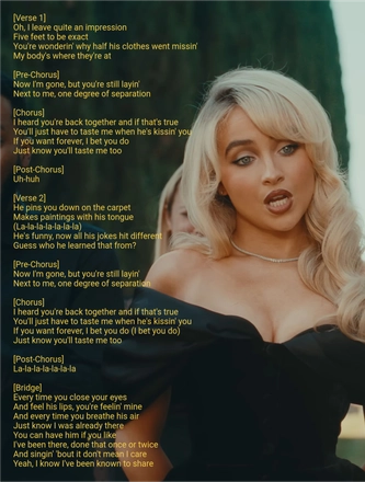Sabrina Carpenter - Taste — page 8