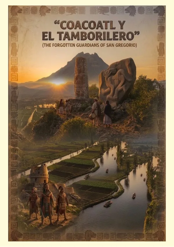 “Coacoatl y el Tamborilero”