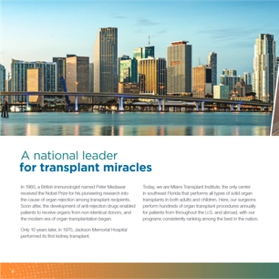 Miami Transplant Institute - The Miracle of Transplantation — page 4