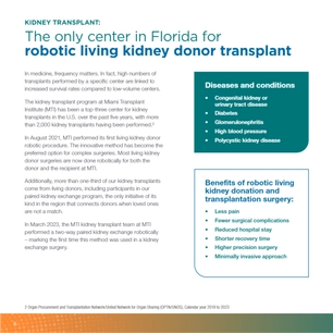 Miami Transplant Institute - The Miracle of Transplantation — page 6